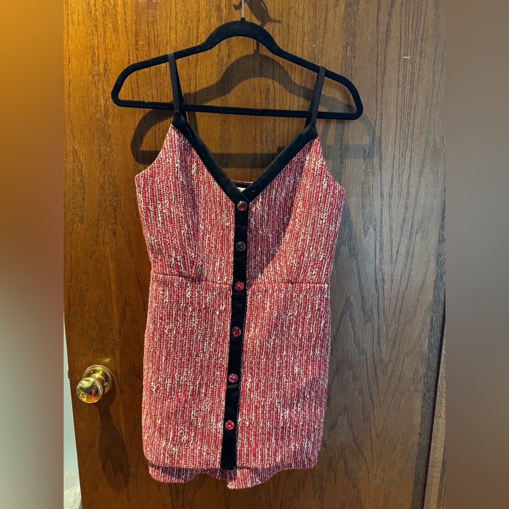 NWT Maje tweed dress with shorts size 2 = fr 38